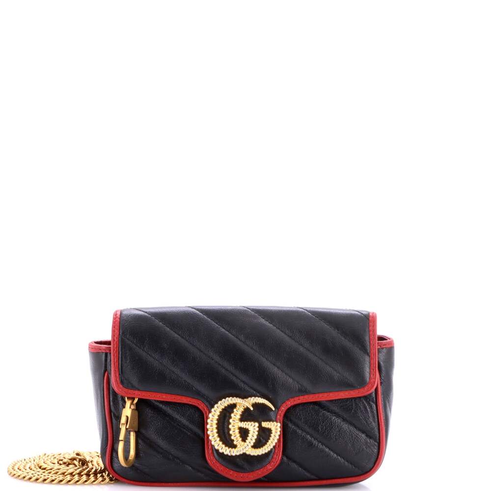Gucci Gg Marmont Flap Bag Diagonal #335608G11B